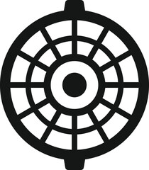 Fototapeta premium Sewage manhole icon simple vector. City road