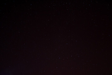 Starry sky by the sea in Turkey