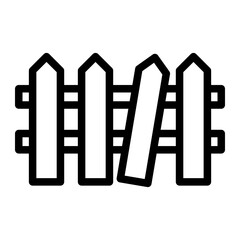 fence line icon