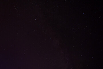 Starry sky by the sea in Turkey