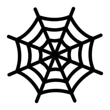 cobweb line icon