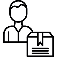 Delivery Man Icon