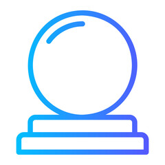 crystal ball gradient icon