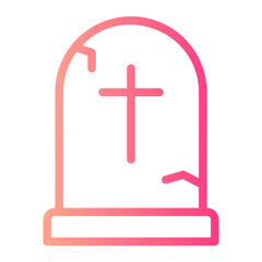 grave gradient icon