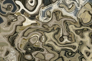 Abstract zigzag pattern background with waves in gray, beige and black tones. Artistic image processing created by tree trunks photo. Beautiful multicolor pattern for any design. Background image