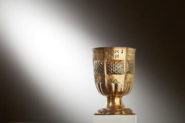Shabbat, ritual Kiddush cup Gilded-silver, 1700