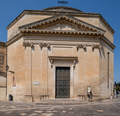 Lecce view of south italian heritage site. Cityscape of a unique Mediterranean jewel.