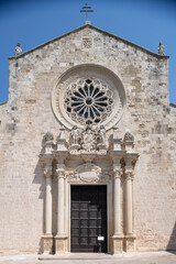 Fototapeta na wymiar Otranto view of south italian heritage site. Cityscape of a unique Mediterranean jewel.