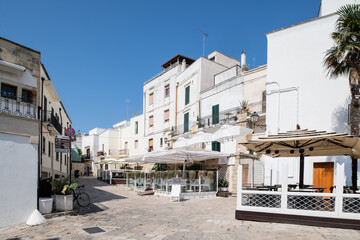 Otranto view of south italian heritage site. Cityscape of a unique Mediterranean jewel.