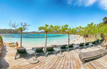 Breathtaking view  of Santa Giulia resort.