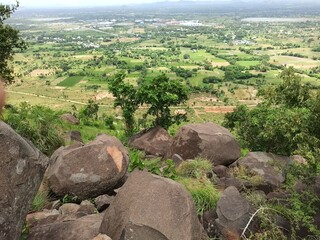 landscape of the mountains