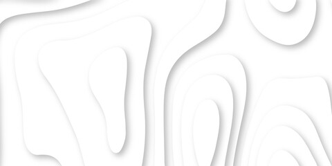 abstract Luxury paper cut background, Abstract decoration, white pattern and golden lines gradients, 3d Vector illustration, topographic canyon map light relief texture, curved layers.