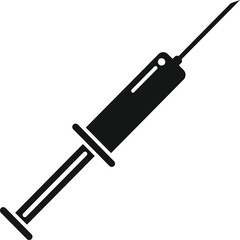 Gmo syringe icon simple vector. Dna food