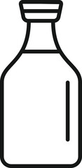 Gmo drink icon outline vector. Dna food