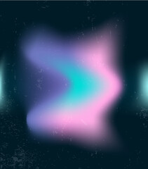 vector neon background with bright multicolored glow and scuffs