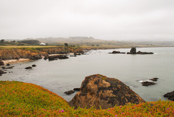View from Coast of California