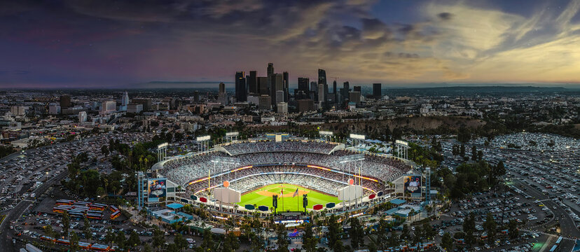 2022 All-star night Game at Los Angeles Dodger Stadium