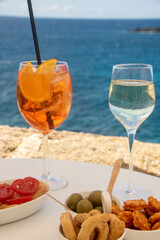Aperitifs on the walls of Gallipoli
