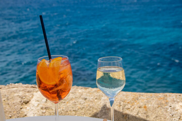 Aperitifs on the walls of Gallipoli
