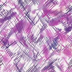 Abstract seamless grunge background with lines and spots. Pastel. Hand drawing.