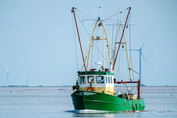 Foto auf Leinwand Fisheries on the Wadden Sea © Holland-PhotostockNL