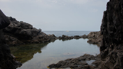 Charco en la isla de Tenerife 
