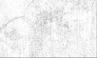 Dirty grainy stamp and scratches overlay white background. Grunge distressed dust particle white and black. Vector illustration