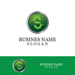 Business corporate S letter logo