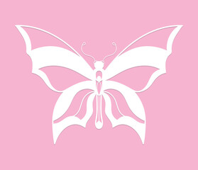 butterfly outline drawing for kids