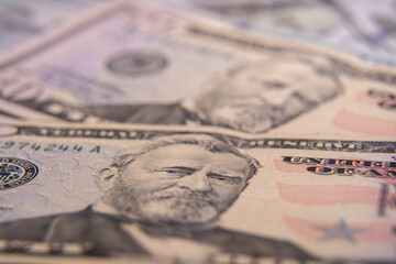 50 US Dollars Close Up