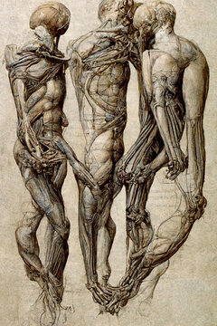 Intertwined Anatomical Study Of 3 Mutated Bodies