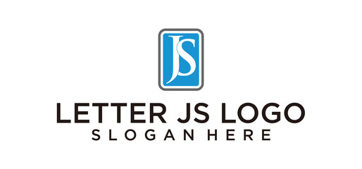Letter JS logo design