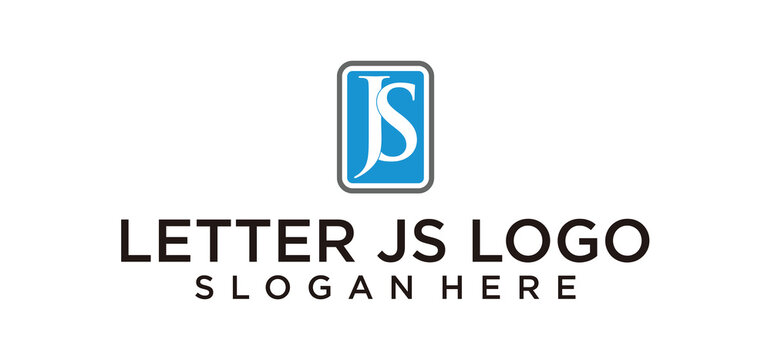 Letter JS logo design