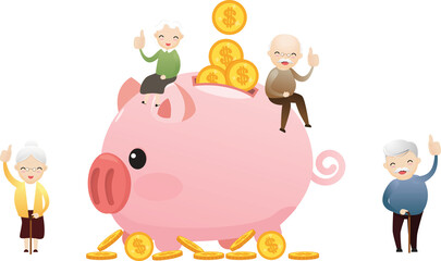 Retirement plan concept