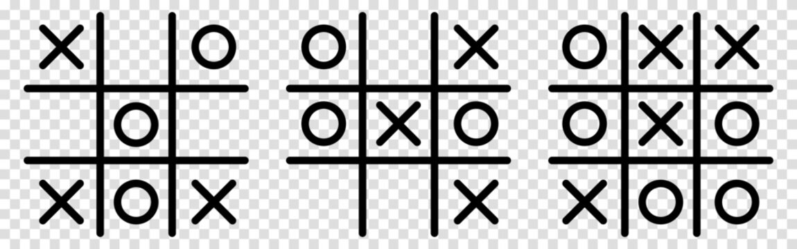 Premium Vector  Tic tac toe. xo game. drawn in chalk. vector illustration.