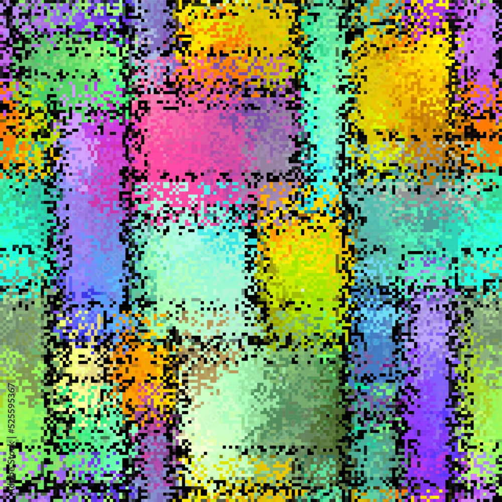 Aufkleber Pattern of a random small dots. Seamless image