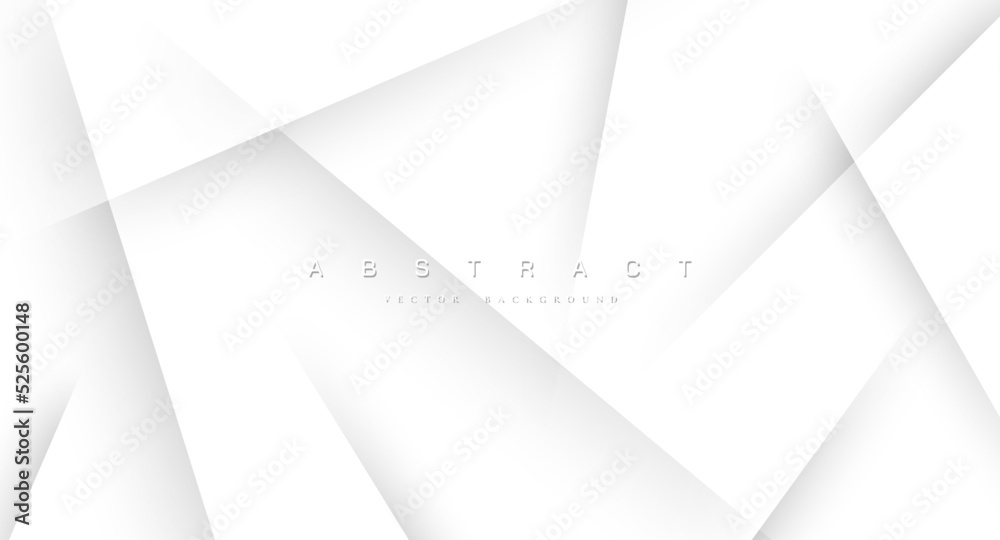 Wall mural abstract white and gray gradient background. abstract simple vector background.