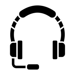 Headphones Glyph Icon