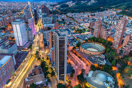 aerea sobre centro de bogota