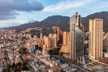 aerea sobre centro de bogota