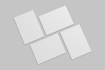 Postcard Blank Mockup