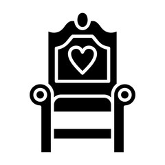 Chair Glyph Icon