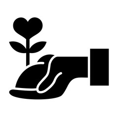 Growth Glyph Icon