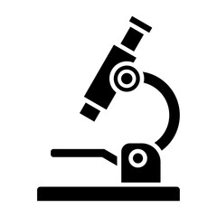 Microscope Glyph Icon