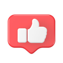 3D like icon. 3D element.