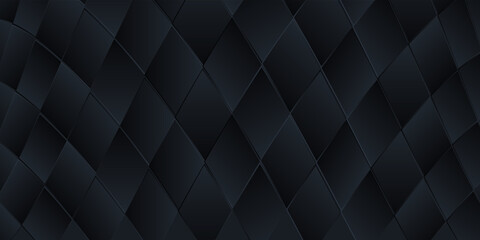 Abstract black geometry background