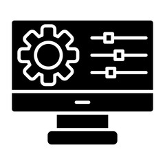 Configuration Glyph Icon