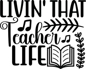 Teacher svg design cut files