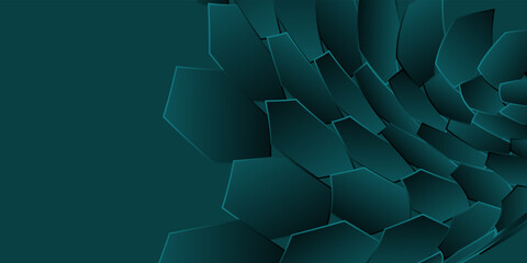 Abstract blue green background