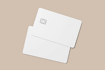 Credit Card Blank Mockup